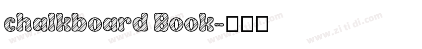 chalkboard Book字体转换